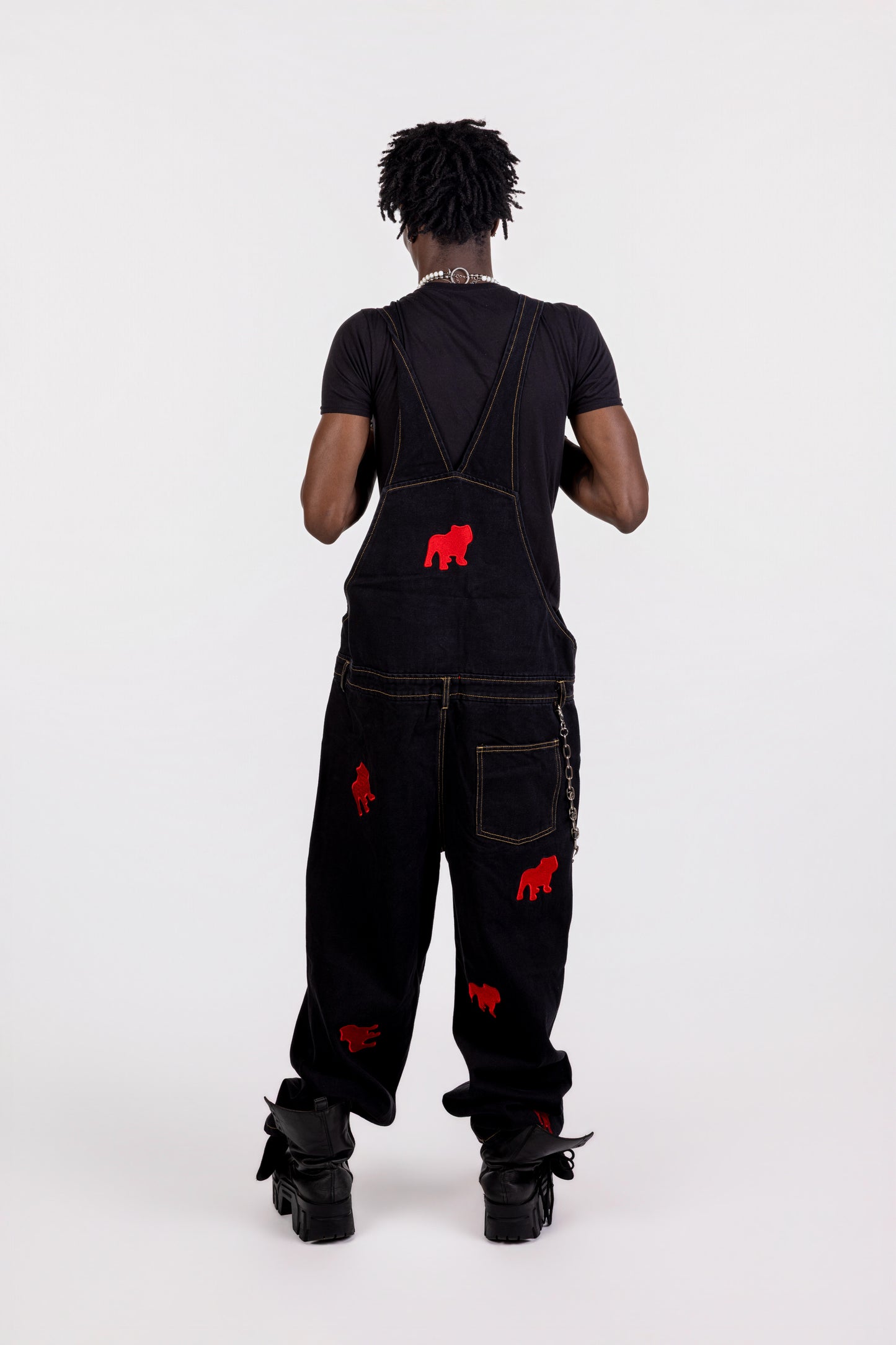 PUBBACO OVERALL BLACK/RED