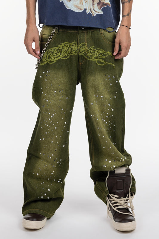 PUBBACO “FADE TO GREEN” DENIMS