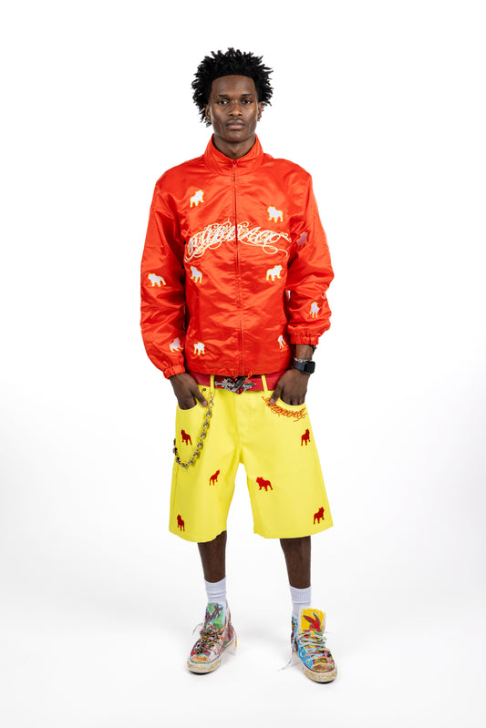 PUBBACO “SCARLET STATEMENT” WINDBREAKER RED/GOLD