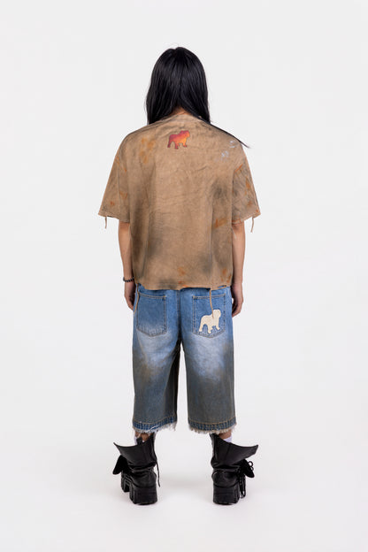 PUBB “THE FACTORY” SHIRT CRÈME/PINK