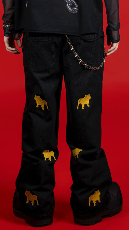 PUBB ROCKOUT DENIMS BLACK/YELLOW