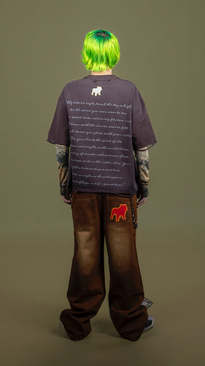 PUBBACO “FLY WITH THE WIND” SHIRT GRAY