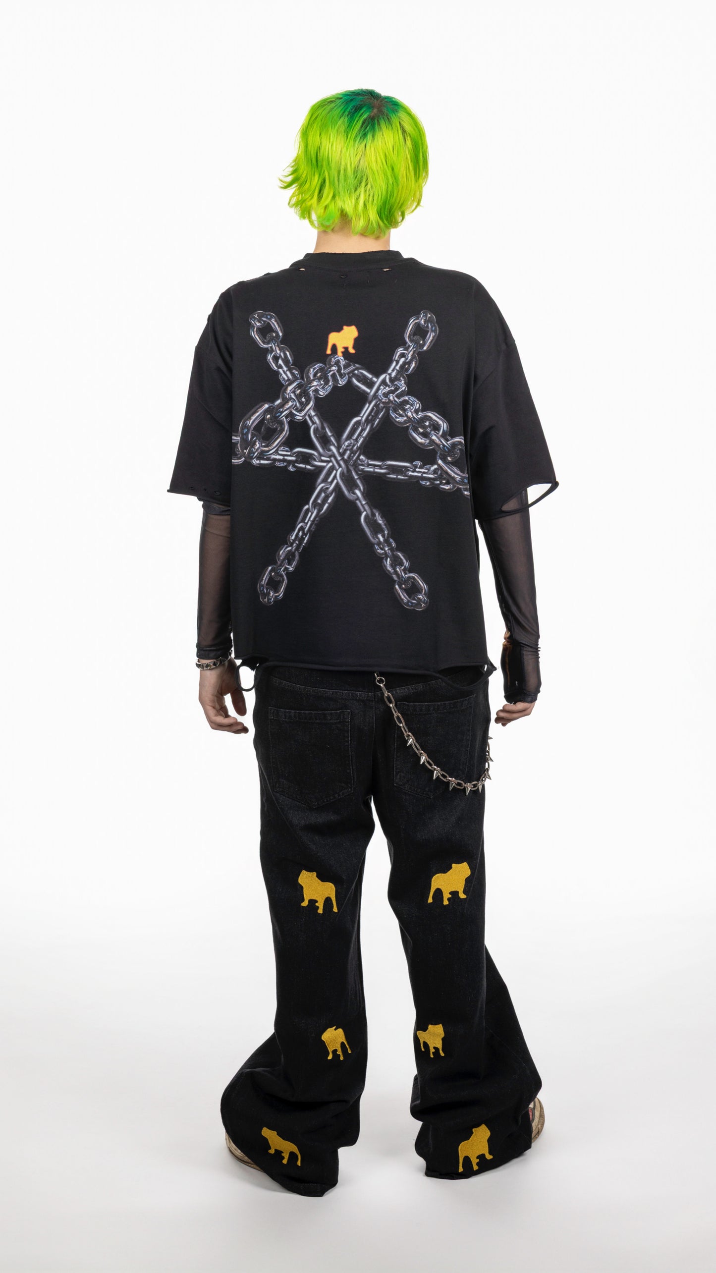 PUBB BIKER BOY WITH SLEEVES BLACK